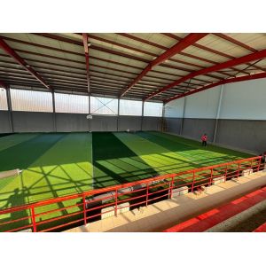 Stem Shape Artificial Football Turf With Effective Drainage System