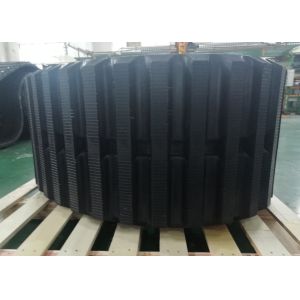 650mm Wide 78 Links Dumper Rubber Tracks With 120mm Pitch