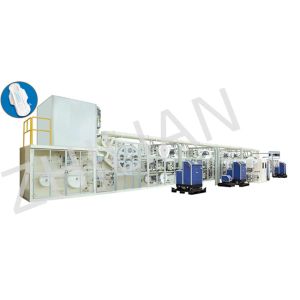 Female Sanitary Napkin Pad Making Machine 1500pcs / min