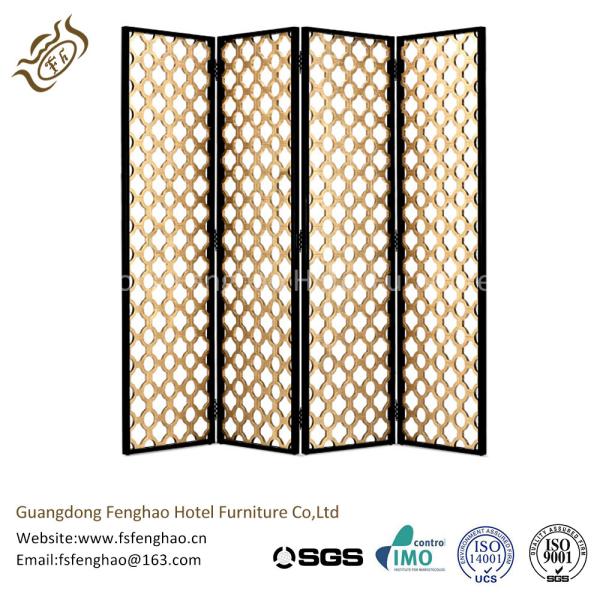 Buy Hotel Stainless Steel Room Divider / Folding Partition Screens at wholesale prices