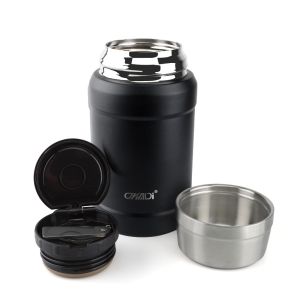 Outdoor Stainless Steel Vacuum Food Container 800ml Capacity