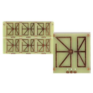 6 Layer High Frequency Rogers PCB Board 4 Mil 1 oz 1.527 mm Thinckness