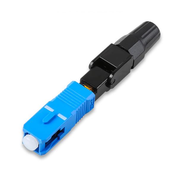 Buy Good Concentricity SC UPC Fiber Connector Singlemode / Multimode Plastic Shell at wholesale prices