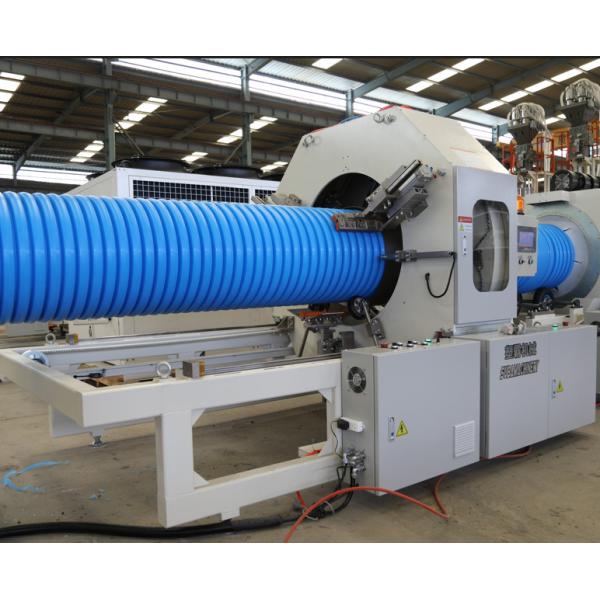 Double Wall HDPE Corrugated Pipe Cutting Machine With High Speed