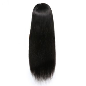 100% Brazilian Human Hair Lace Front Human Hair Wigs With Baby Hair Straight