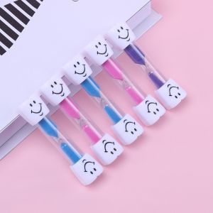 Plastic Three Minute Sand Timer Hourglass Toothbrush Timer Traditional Design