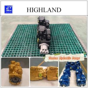 Precision And Reliability Tandem Hydraulic Pumps With Swash Plate Structure
