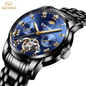 Analog Pointer Tourbillon Mechanical Watch Mens Mechanical Watches