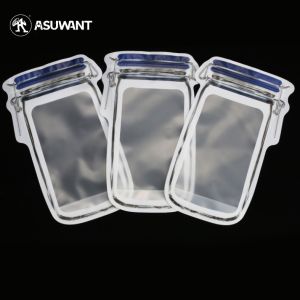 Gravure Printing CMYK MOPP Frosted Snack Food Bags With Window