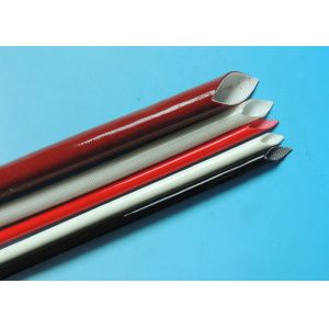 Silicon Resin Coated Silicone Fiberglass Sleeving 200℃ High Temperature 0.5mm -
