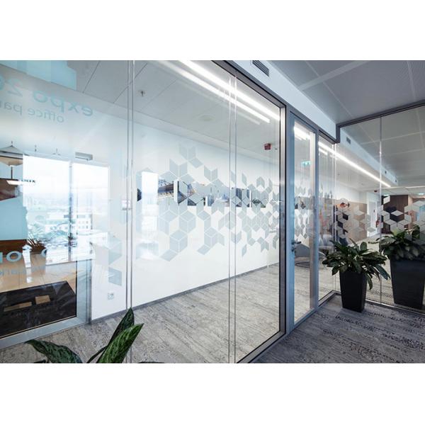 Buy easy installation 108 series 12mm+12mm double glass Office Partition at wholesale prices