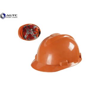 Petrochemical Construction Hard Hats ABS Plastic Material Textile Straps With
