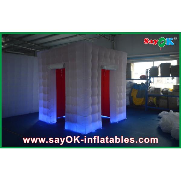 Photo Booth Led Lights Eco - Friendly Inflatable Photo Booth , Wedding Decoration Photobooth Shell
