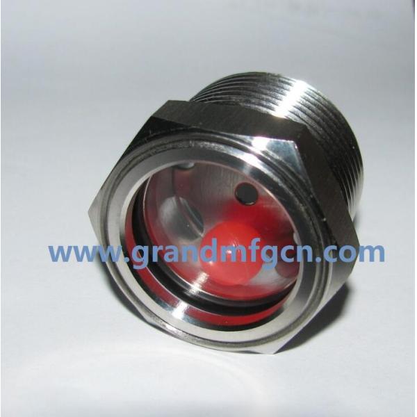 NPT thread 1/2" 3/4" stainless steel 304 oil sight glass without hexagon locking