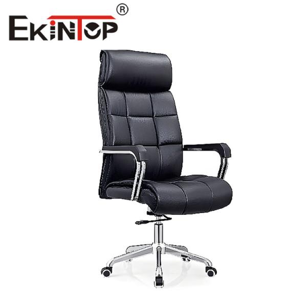 Buy Customizable Massage Office Chair Linkage Armrest PU Leather Chair at wholesale prices