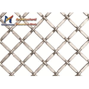 SS316 Decorative Woven Wire Mesh Pattern 1.8mm Antique Brass