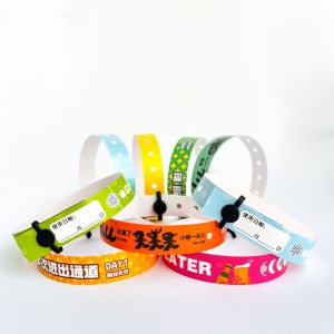 Waterproof Custom Full Color Logo PVC Bracelet For Events Offer Custom Service