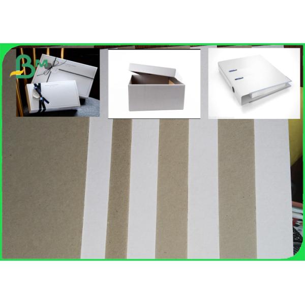 2.5mm Single sided White Clay Coated Grey Back Straw-Board Sheet