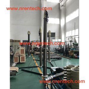 Quality 15m lockable pneumatic telescopic mast 30~400kg payloads for sale