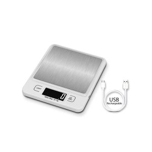 USB Charge Electronic Kitchen Scale Digital Kitchen Food Weighing Scale 5kg /