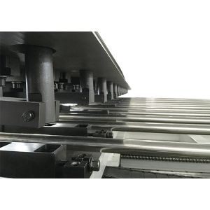 1500×4000mm CNC V Grooving Machine , White Hydraulic Notching Machine