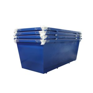 China 4m3 6m3 8m3 Skip Bins Container Skip Garbage Waste Bins on sale