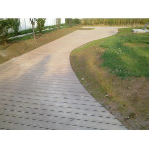 Quality Indoor Wood Plastic Composite Decking Floor 150x35MM / WPC Deck Tiles for sale