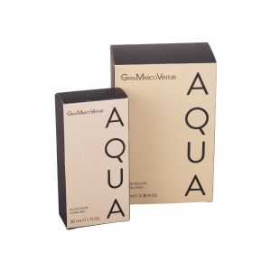 Art Paper Rectangle Packaging Box , Perfume Luxury Box With Clear PVC Insert