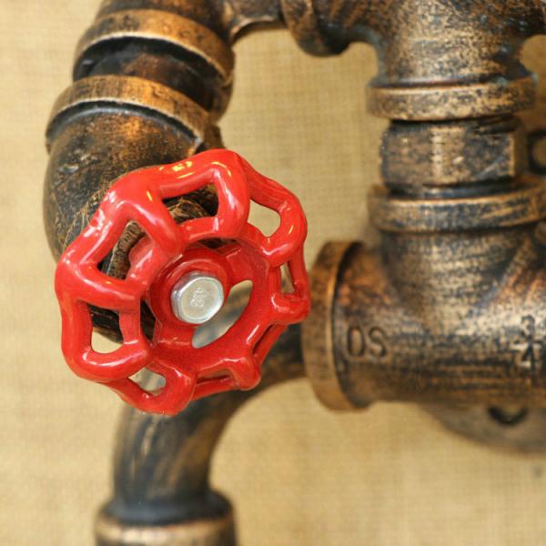 Steam punk wall lamp creative restaurant hall corridor stair iron robot wall light (WH-VR-43)