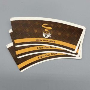 Quality Compostable 6.5OZ Cup Stock Paper Waterproof Coated Food Grade for sale