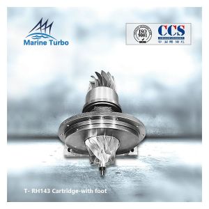 Diesel Radial Flow T- RH143 Turbocharger Cartridge With Foot
