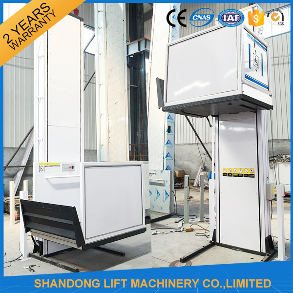 Automatic / Stationary Wheelchair Platform Lift Aluminum Alloy With Powder Coating Material