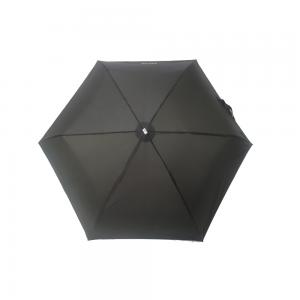 China 6 Ribs Small Travel Umbrella , 190T Pongee Fabric Light Weight Umbrella on sale