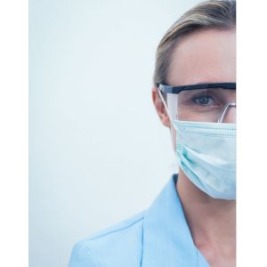 Fiberglass Free Dustproof 3 Ply Disposable Nose Mask