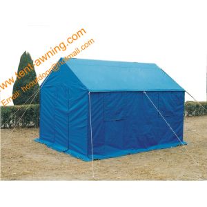 China Outdoor Steel Framed  Waterproof  Disaster Relief  Refugee Camp Tent on sale