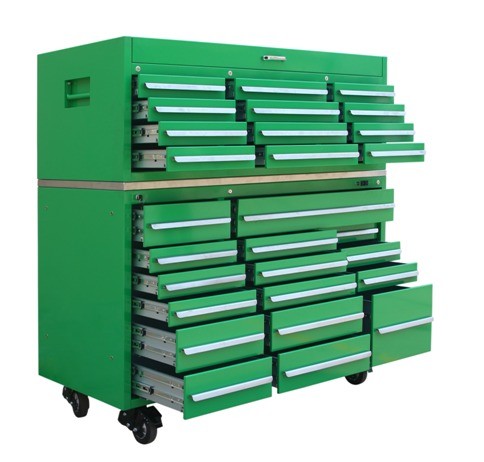Stainless Steel Tool Box on Wheels with Cabinet 72 41 Inch Professional Tools