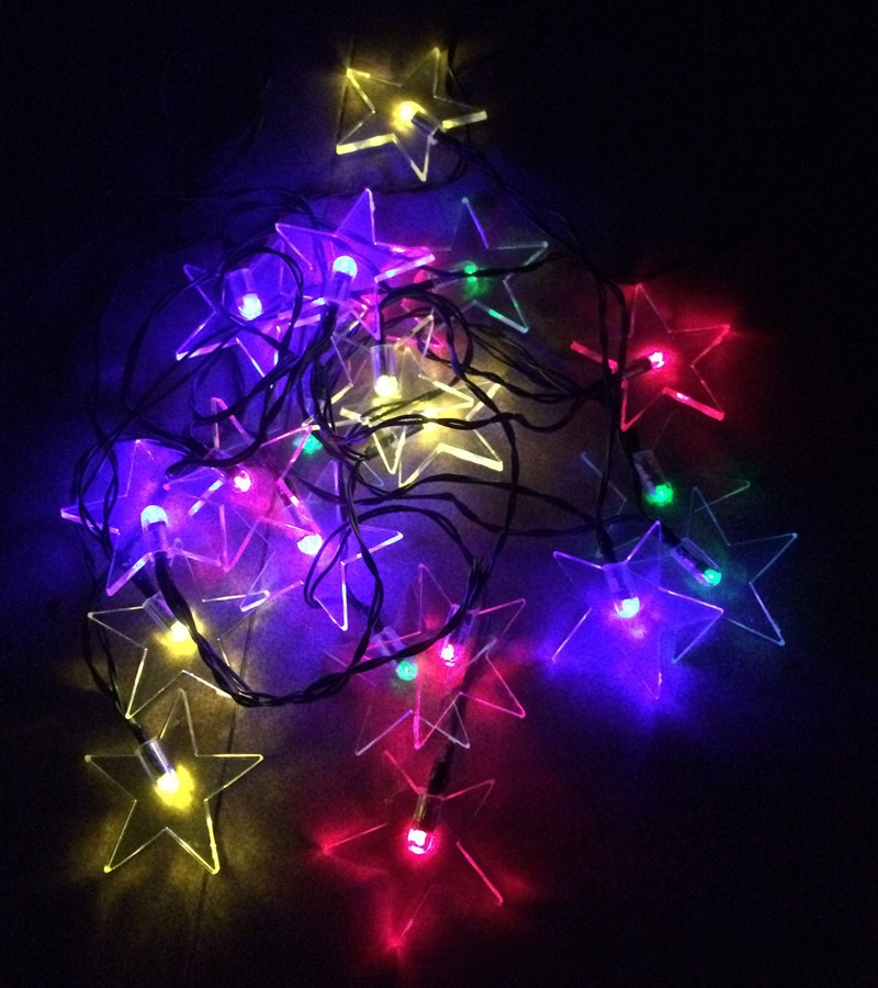 High-Efficiency Solar Star String Lights with 72 Hours Operation 3W Power and 1