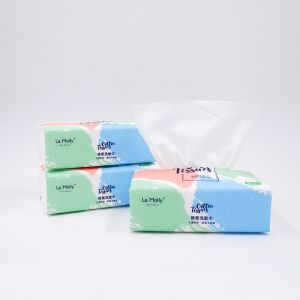 Small Volume 55gsm Disposable Cotton Face Towels