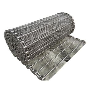 Drying Oven 304 Stainless Steel Conveyor Belt For Food Transportation
