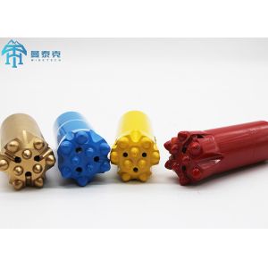 Quality Tunneling ST58 Thread Button Bit Tungsten Carbide And High Strength Alloy Steel Mth for sale