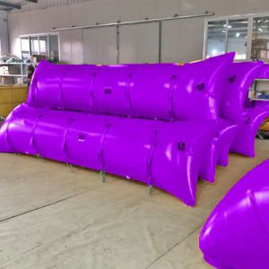 High Buoyancy Inflatable Salvage Tubes Wear Resisting Underwater Salvage Bag For