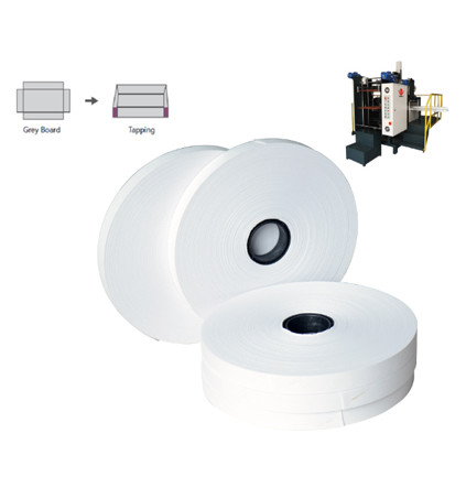 Eco-Friendly Hot Melt Tape / Kraft Paper Corner Pasting Tape For Corner Pasting Machine