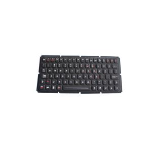 China No Backlight 83 Keys Silicone Industrial Keyboard IP67 Metal Housing on sale