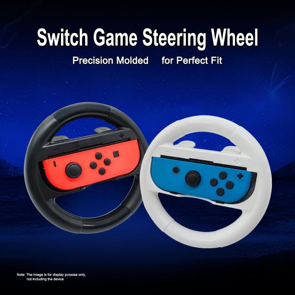 2 in 1 Sleek Round Steering Wheel for Nintendo Switch 2 with Improved Control
