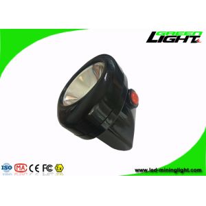 10000lux High Power Cordless Mining Lights , LED Mining Cap Lamp Light Weight