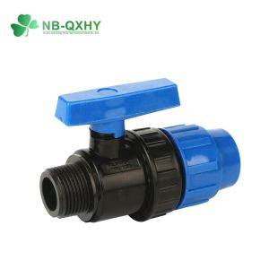Equal Connection PP Compression Fitting PP True Union Ball Valve for Irrigation