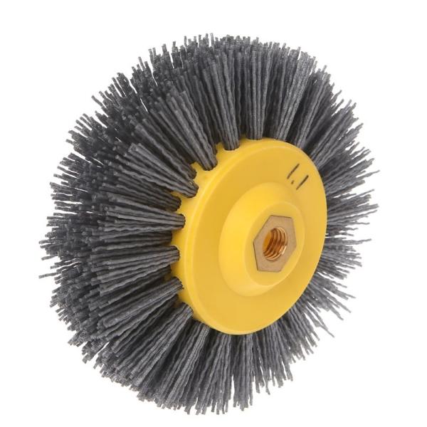 M14 Thread Polish Abrasive Wire Wheel Cleaning Brush 150x40 For Wooden