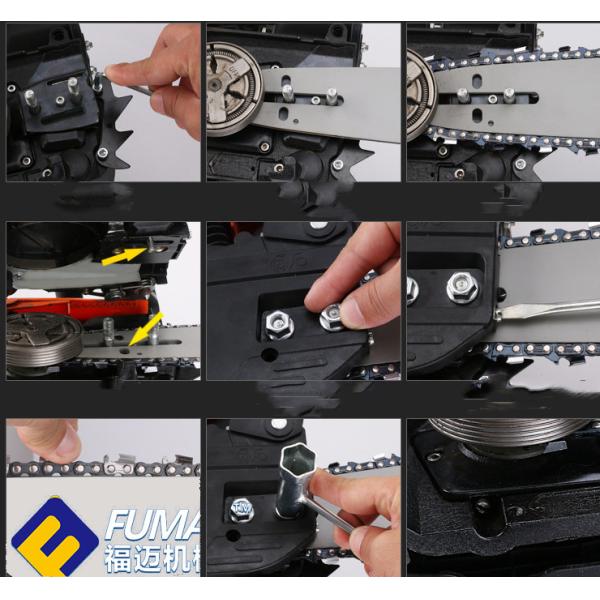 Cordless Air Cooling 2 stroke 58cc 2.4KW Anti slip gasoline Chainsaw Wood