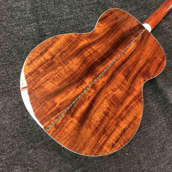 Custom Guilds 43 Inches Jumbo KOA Wood F50 Vintage Acoustic Guitar Gloss Finished Guild Electric Guitar