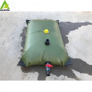 China Light Weight Folding Customized 1000 Liter Pillow Water Storage Tank for Emergency storage Water  on Car or Truck on sale